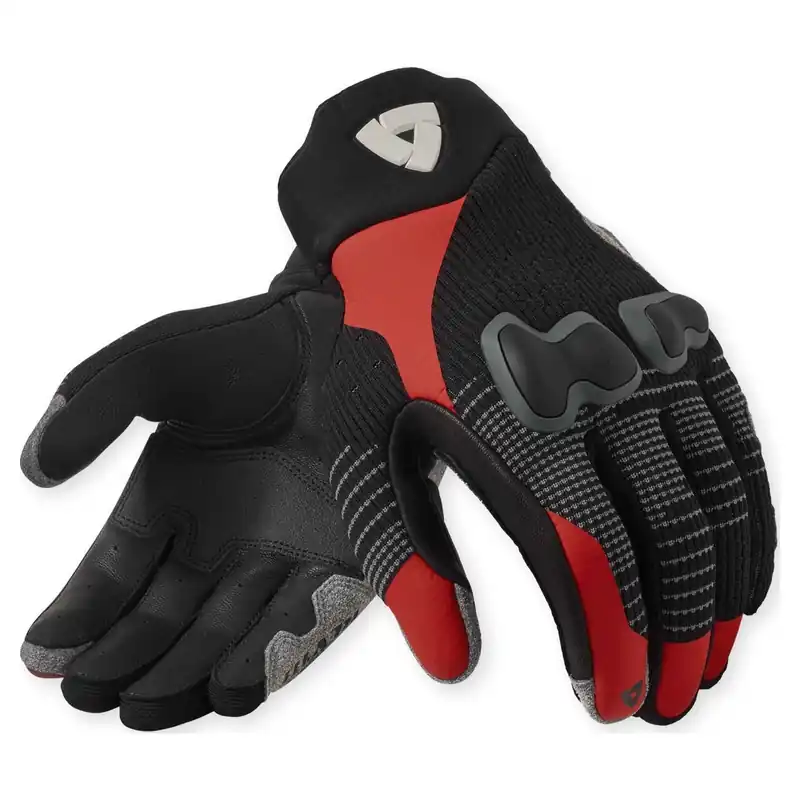 Lage Kosten REV'IT! Kinetic 2 Motorhandschoenen Zwart-Rood S
