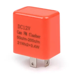 Blinkrelais Moto Nostra verstelbaar 2-Pin LED 12V DC (2x21W + 3.4W) Nieuw