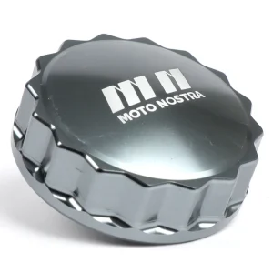 Meest Verkocht Tankdop Moto Nostra CNC Grijs voor Vespa GTS 125, Vespa GTS 150 , Vespa GTS 250 , Vespa GTS 300, Vespa GTS HPE 300, Vespa GTS Super 125