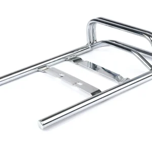 Beste Prijs Bagagedrager achter, ausziehbar Moto Nostra Expandible Vespa PX, Rally, Sprint, TS125, GT/GTR, SS180, Motovespa DN, Iris, LML Star, Deluxe, Stella Chroom