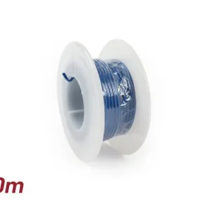 Gecertificeerd Elektrokabel universeel 0,85mm² 10m blauw