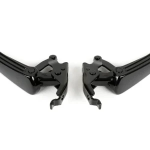 Koop Vandaag Fußrasten-Set Moto Nostra Vespa GT, GTL, GTS 125-300, GTV zwart glänzend/zwart glänzend