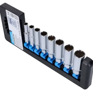 Merkproduct Doppenset lang 8-delig metrisch 1/4 Velg 6-14mm