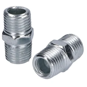 Direct Beschikbaar Druckluft-Doppelnippel Set 1/4 Velg BSPT BuitenSchroefdraad 2-delig