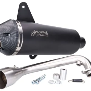 Populair Uitlaat Polini Slip-On voor Vespa GTS 300, GTV 300 Euro5