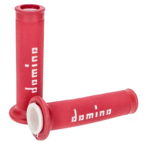 Handvaten set Domino A010 On-Road rood / wit met Open einde Goedkoop