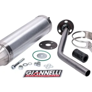Betrouwbaar Einddemper Giannelli Aluminium voor Aprilia RX 99-04, MX 02-04