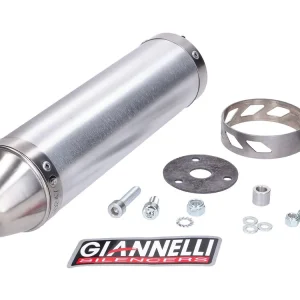 Einddemper Giannelli Alu voor Aprilia RS 50 99-06, Tuono 50 03-06 Hete Deal