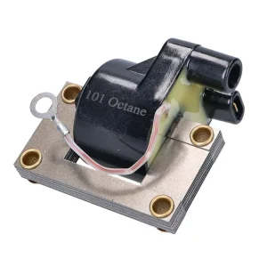 Korting Bobine 6V Buitenhorizontaal 1 Pin voor Hercules K50, K75, Sachs Prima 2, 3, 4, 5, Zündapp CS, Kreidler, Piaggio Brommer, Brommer