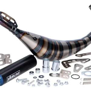 Beperkte Voorraad Uitlaat Yasuni R3 Carrera MAX PRO blauw voor Aprilia RX, Derbi Senda, Beta RR, SM, Rieju MRT, MRX, Motorhispania Furia, D50B0, EBE, EBS