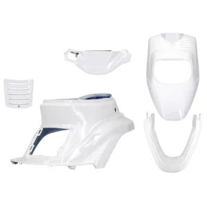 Kappenset wit 5-delig voor MBK Booster -2004, Yamaha BWS -2004 Beperkt Aanbod