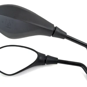 Superprijs Spiegel Set ODF M8 / M10 zwart met E-Goedkeuring