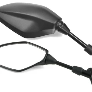 Finale Uitverkoop Spiegel Set ODF M8 / M10 zwart met E-Goedkeuring
