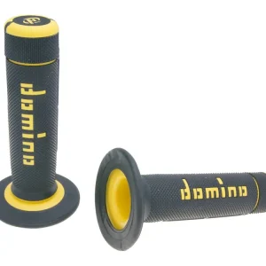 Handvaten set Domino A020 Off-Road Halbwaffel zwart / geel Express Levering