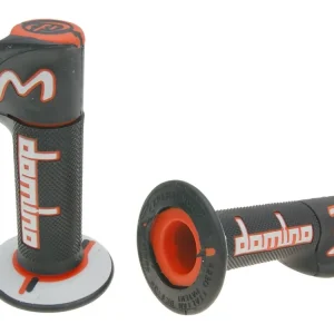 Nieuw Handvaten set Domino A230 Off-Road zwart / orange / grau