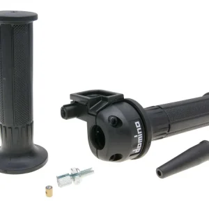 Meest Verkocht Gashandel Set Domino Snelgas Moto 3,6°/ 74mm zwart - universeel