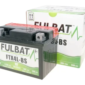 Betrouwbaar Scooter accu Fulbat FTX4L-BS MF onderhoudsvrij