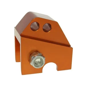 Schokbrekerverlenger CNC 2 gaten orange voor Piaggio Aanbieding