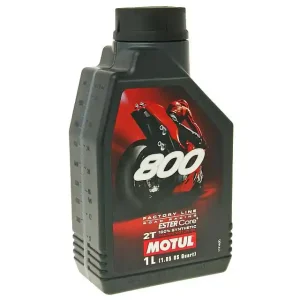 2-Takt Olie / Mengolie Motul 800 Factory Line Road Racing 1 Liter Bestel Nu