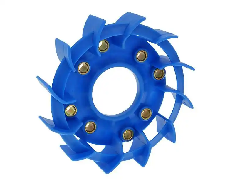 Gratis Retour Koelvin Naraku Racing blauw voor Kymco, Baotian, GY6 50, 139QMB