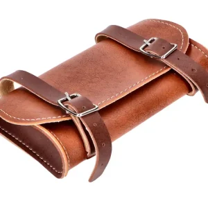Goedkoop Gereedschaptasche, SattelTas bruin 140x80mm voor Piaggio, Vespa Ciao, Si, Bravo, Boxer, Grillo, Brommer, Mokick, Fahrrad