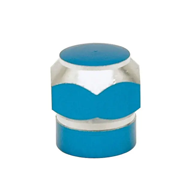 Trik Tropz Ventieldopjes Alloy Twotone Hex Blauw Beste Prijs
