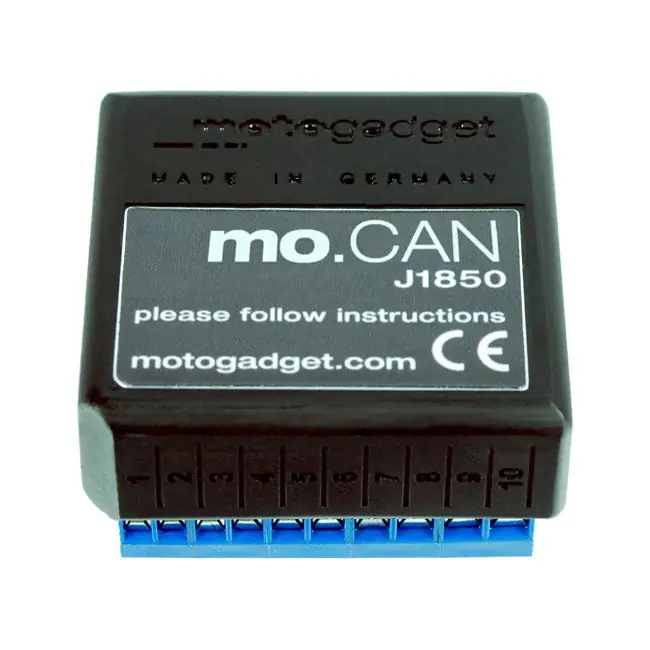 Motogadget Mo.Can Motoscope kleine connector J1850 HD 04-10 Softail (excl. Rockers); 04-11 Dyna with dash mounted instruments Bestel Nu