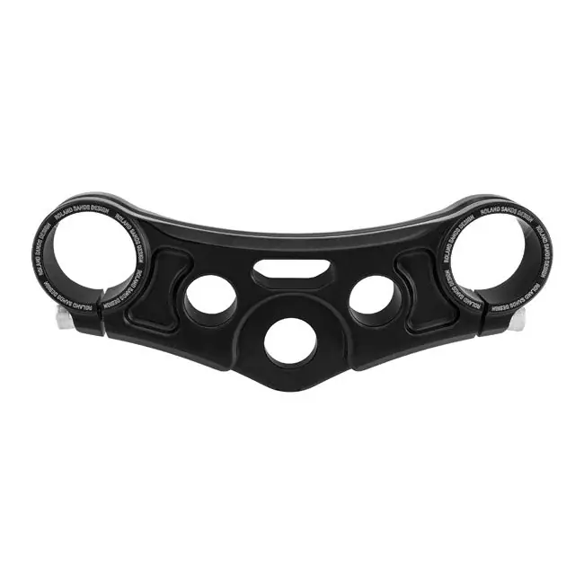 Roland Sands Dyna Top Driedubbele boom zwart FXD/B/BC 06-17 Finale Uitverkoop