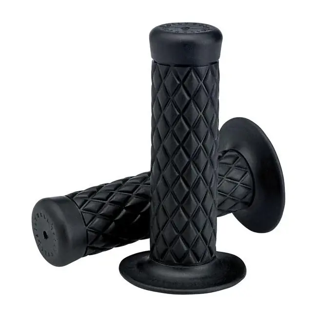 Shop Nu Biltwell Thruster-handvatten voor motorfietsen Black / 1" (25.4 mm) handlebars