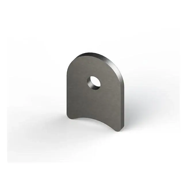 Stalen montagelipje 3mm B:25.4mm L:33mm Gat: 1/4" (6.35mm) Gratis Retour