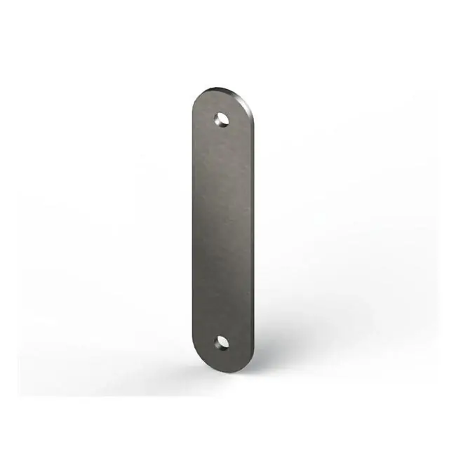 Weekendaanbieding Stalen montagelipje 3mm B:25.4mm L:125mm Gat: 1/4" (6.35mm)