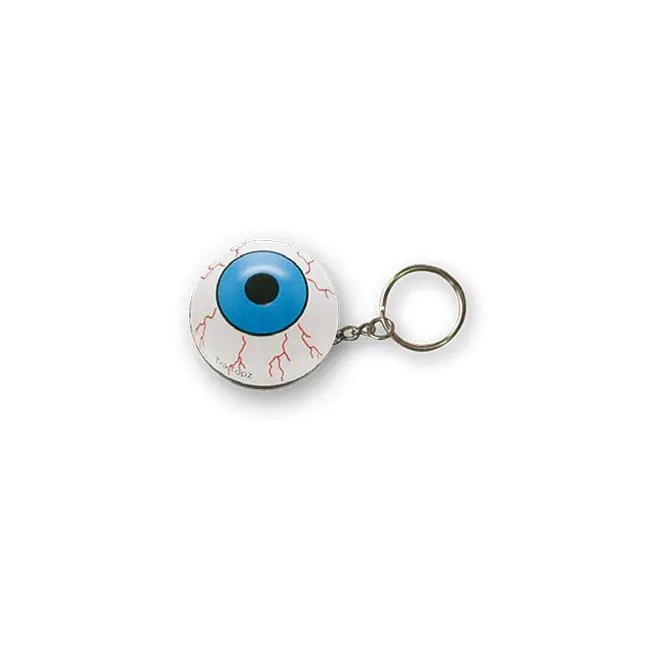 Direct Beschikbaar Triktopz Oogbal Sleutelhanger Blauw