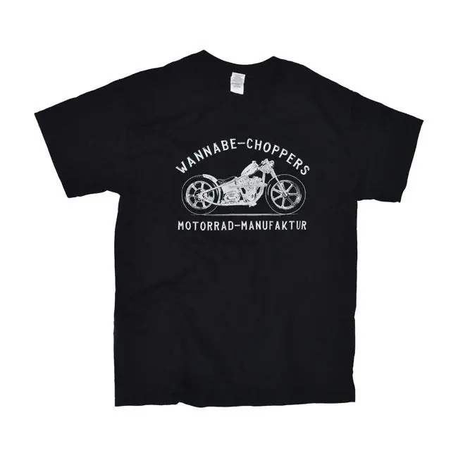 Wannabe Choppers T-Shirt "Alsi9Mg". S Premium