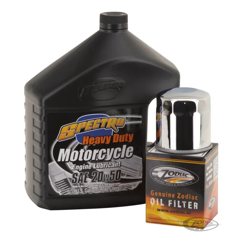 Alleen Vandaag Spectro Service Kit Motorolie & Filter voor Harley 84-99 Evolution Big Twin / Chrome