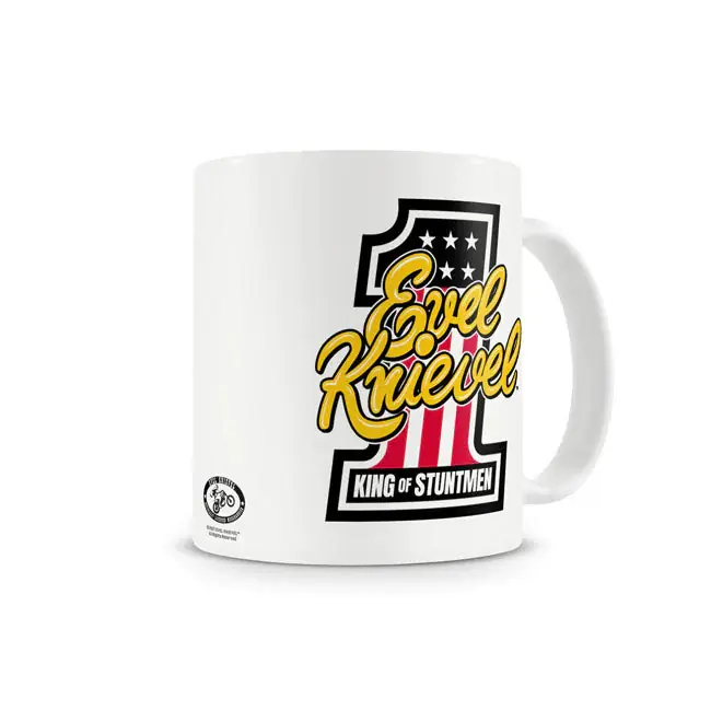 Nieuw Evel Knievel Koning der Stuntmannen Koffiemok