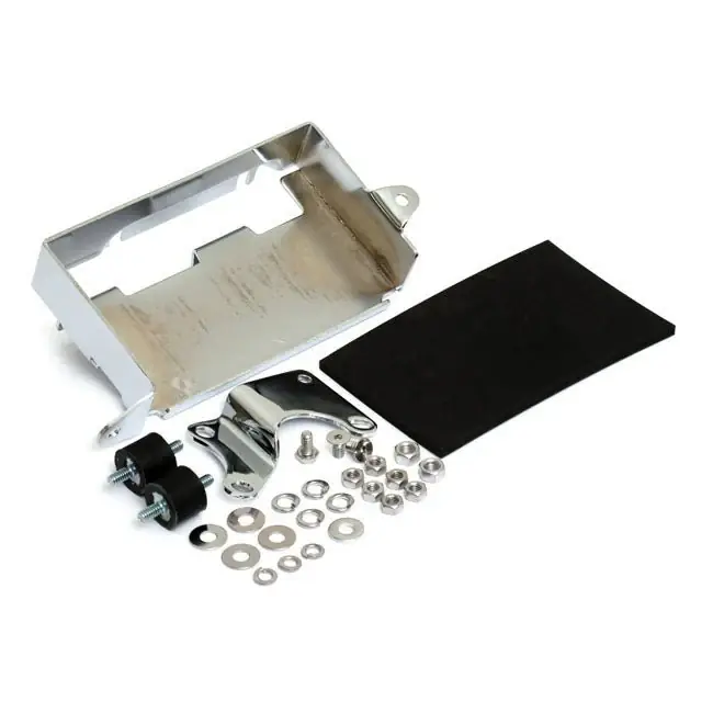 Batterijhouder chroom FX 4-vxl 80-86 Populair