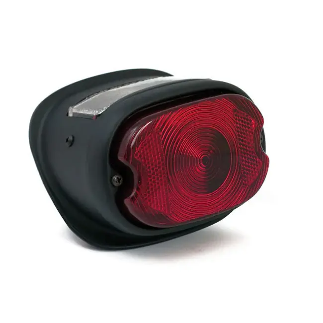 Direct Verzonden MCS Vroeg 55-72 Motorfiets Achterlicht Black