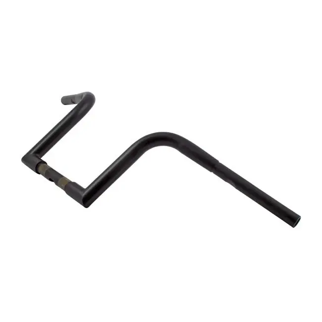 Wild1 1-1/4" Outlawz 10" Ape Hanger Black Gratis Retour