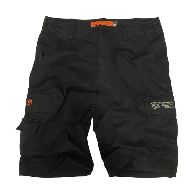 Lage Prijs West Coast Choppers CFL Cargo Shorts Vintage Black / S