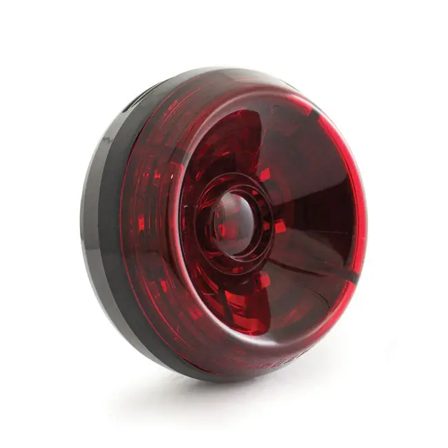 Direct Verzonden Koso LED achterlicht op zonne-energie Red