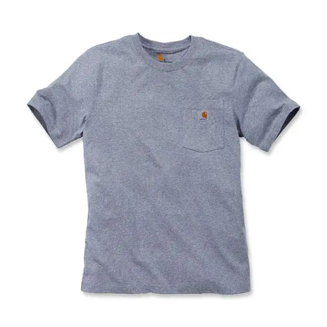 Carhartt Werkkleding Pocket T-shirt Gray / S Tijdelijk Beschikbaar