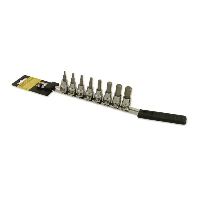 Actieprijs Cruztools inbusbitset 3/8" aandrijving metrische maten