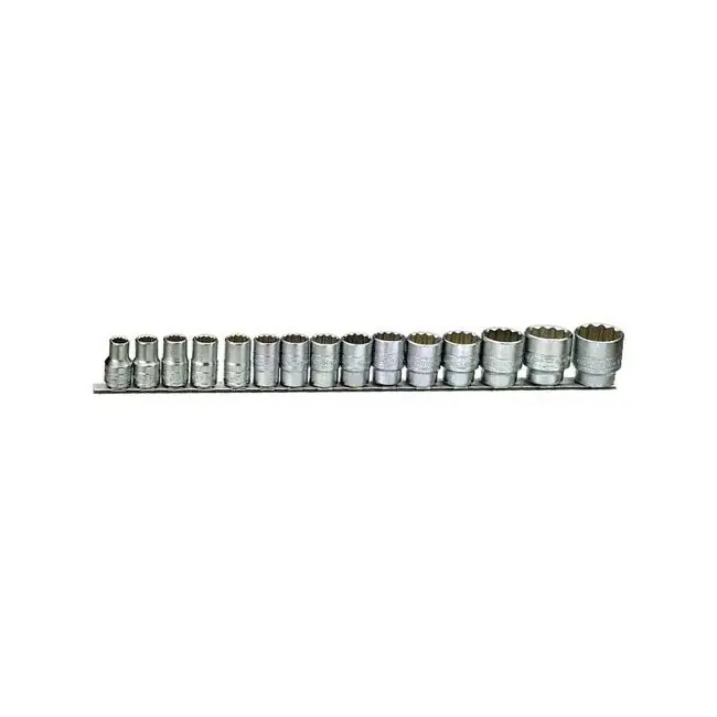 Premium Teng Gereedschap Doppenset Rail Metrische Maten