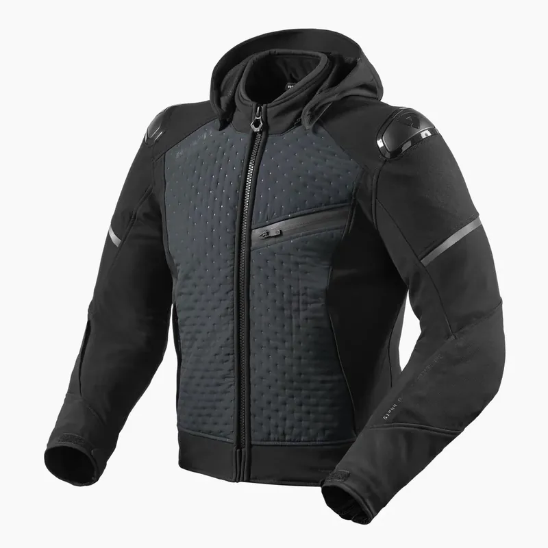 Superprijs REV'IT! Iridium H2O Motorjas Zwart S