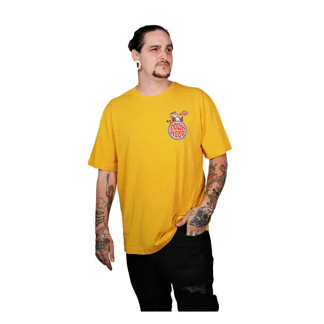 Down-n-Out Tijger in je Tank T-Shirt Yellow / S Veilige Betaling