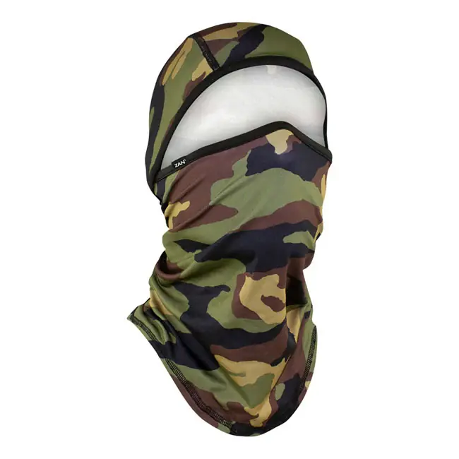 Tijdelijk Beschikbaar Zanheadgear Bivakmuts Sportflex Woodland Camo