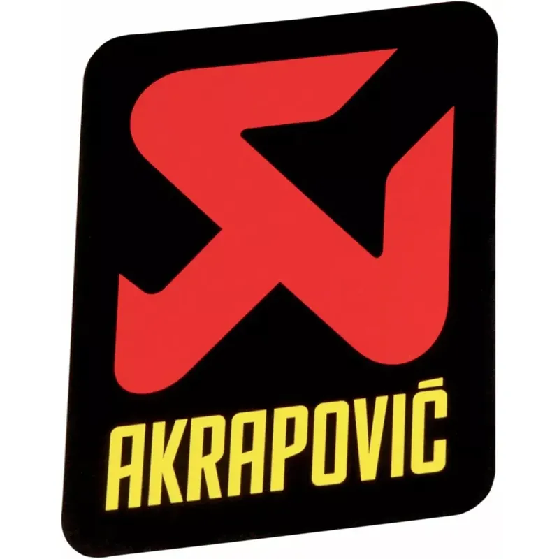 Gratis Retour Akrapovic Vervangende Uitlaatdemper / Uitlaatsticker P-HST13AL (57x60mm)