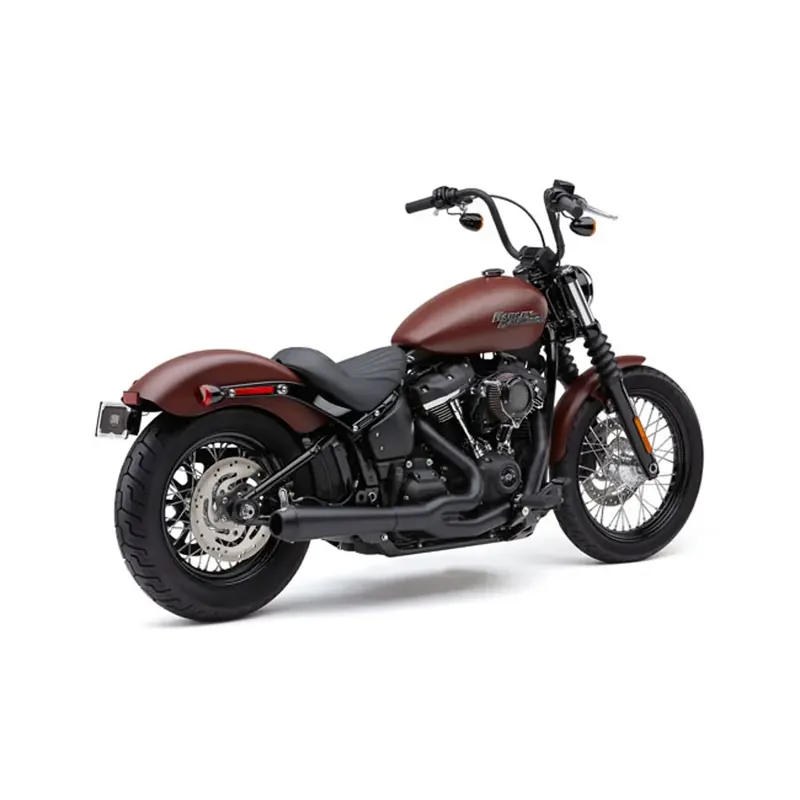 Op = Op Cobra El Diablo 2-into-1 uitlaat voor Harley 18-24 Softail FXBB/S Street Bob; FXLR/S Lowrider; FLSL Slim; FLDE Deluxe / Black