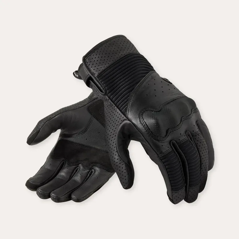 REV'IT! Lewisville motorhandschoenen Black / S Bestel Nu
