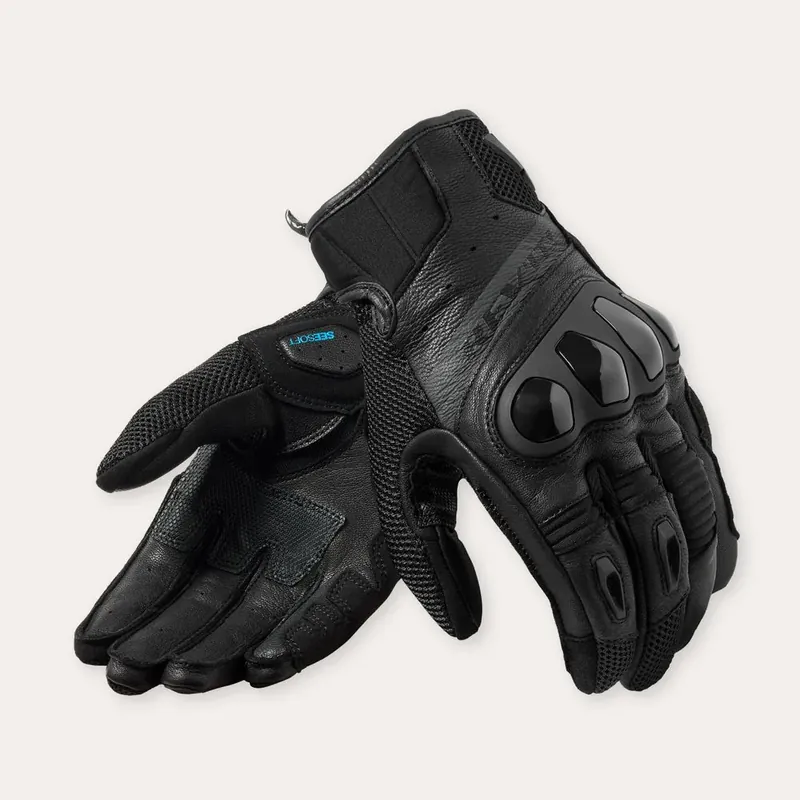 Populair REV'IT! Ritmo motorhandschoenen Black / XS